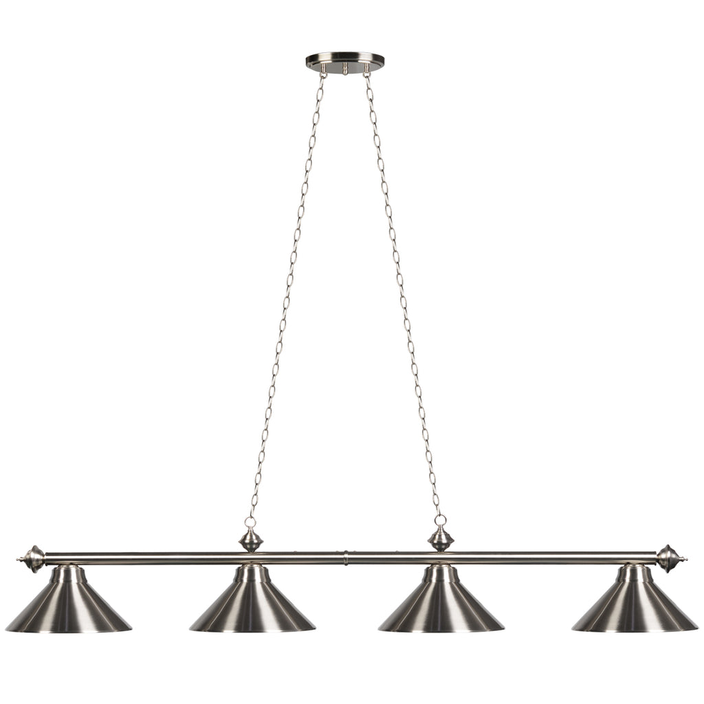 RAM Game Room 78" 4 LT Billiard Light-Stainless - PR78 ST