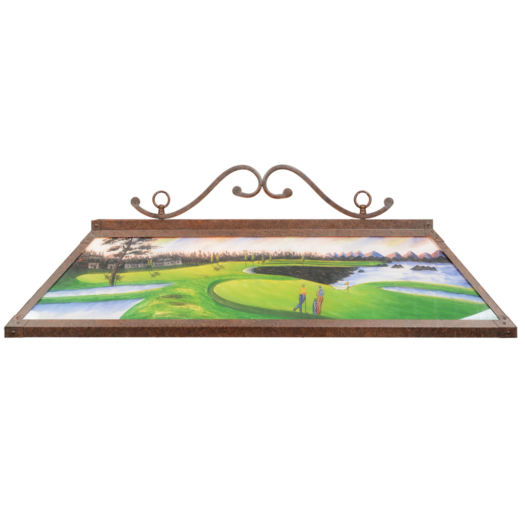 RAM Game Room 48" Hand-Painted Billiard Light - RP 48 GOLF