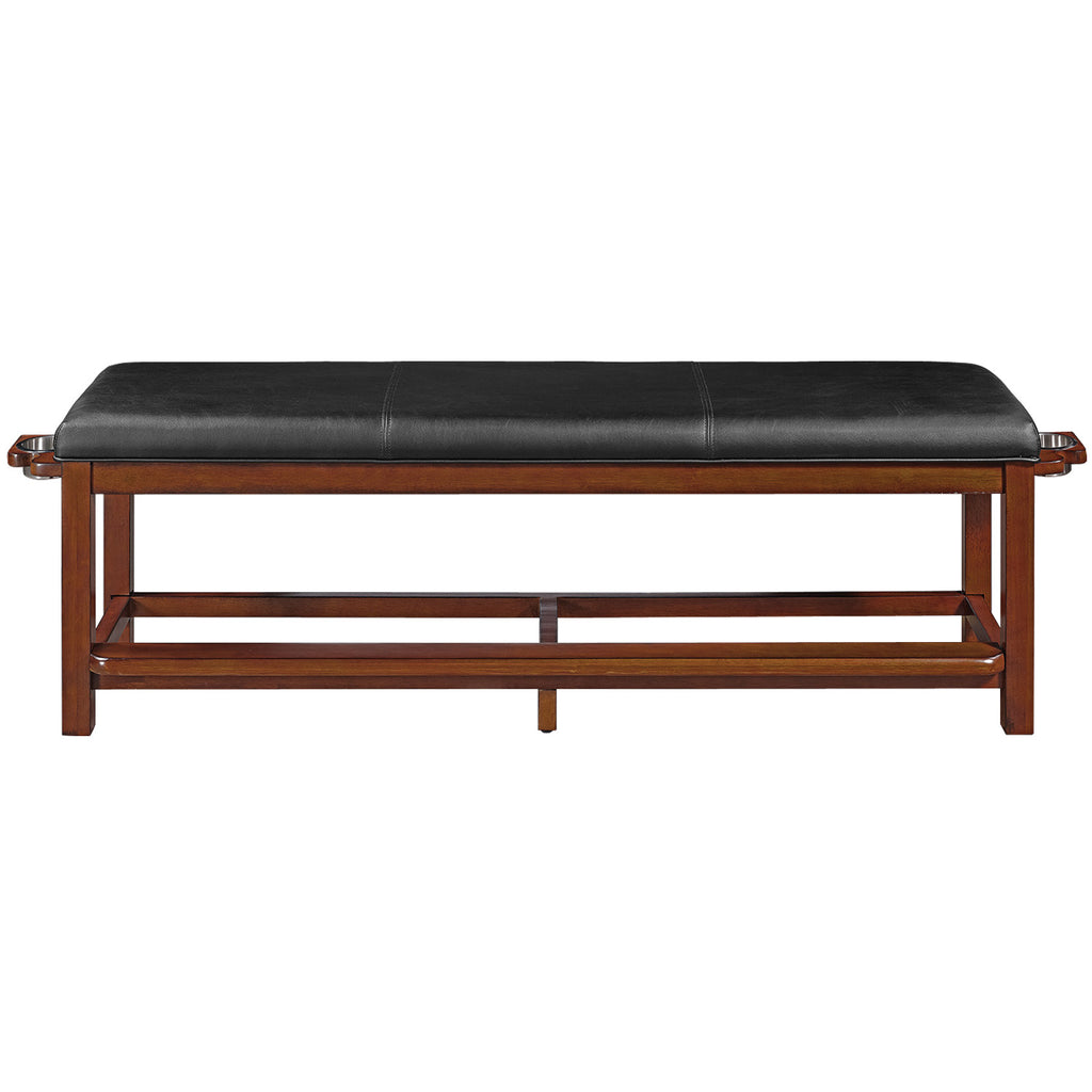 RAM Game Room Spectators Storage Bench - Chestnut - SBENCH CN