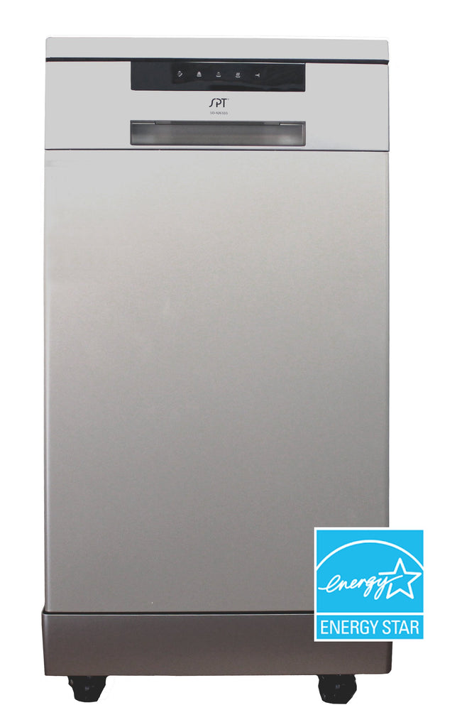 SPT - SD-9263SS: 18″ Energy Star Portable Dishwasher – Stainless Steel - Wine Cooler City