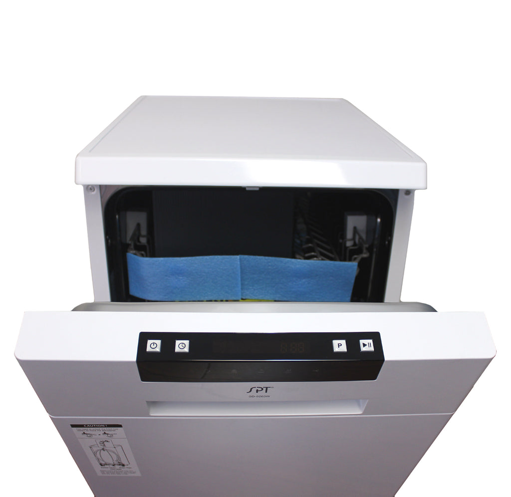 SPT - SD-9263W: 18″ Energy Star Portable Dishwasher – White
