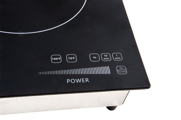 Sunpentown SR-187RT: Commerical 1800W Built-in Induction Cooker, Black/Silver - Wine Cooler City