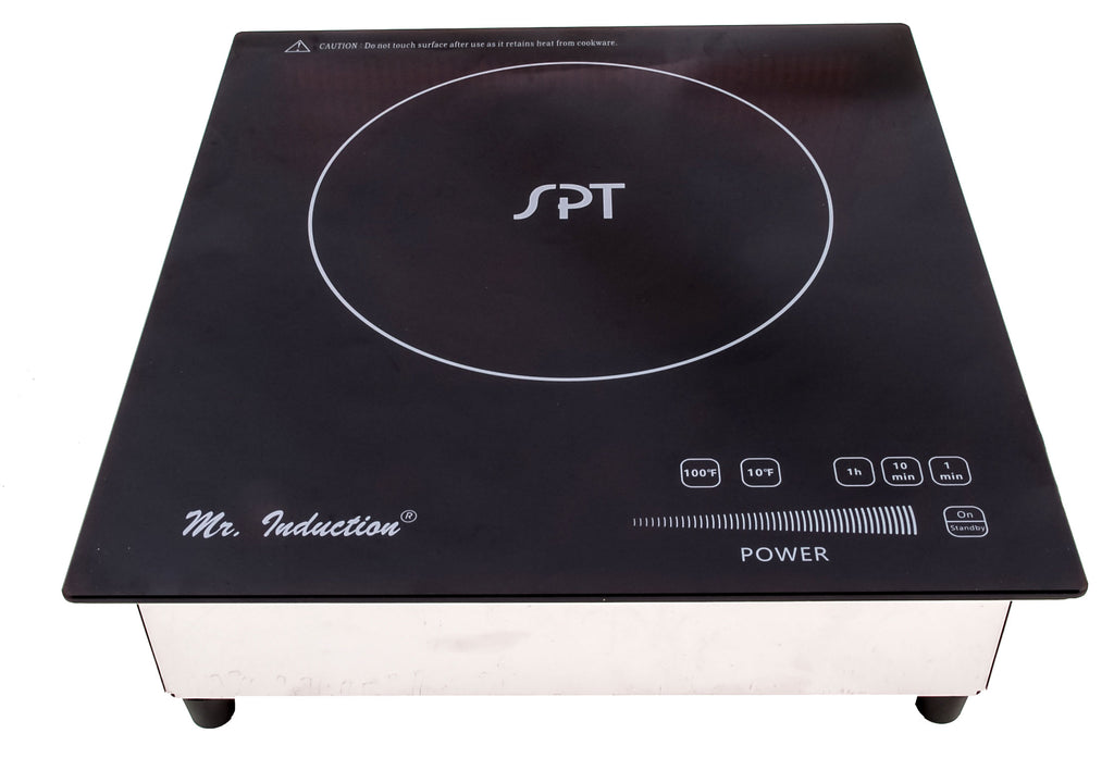Sunpentown SR-187RT: Commerical 1800W Built-in Induction Cooker, Black/Silver - Wine Cooler City