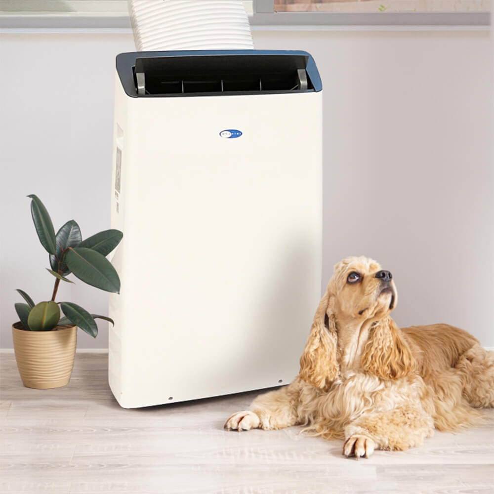 Whynter ARC-1030WN 12,000 BTU (10,000 BTU SACC) NEX Inverter Dual Hose Cooling Portable Air Conditioner, Dehumidifier, and Fan with Smart Wi-Fi, Up to 500 sq ft in White