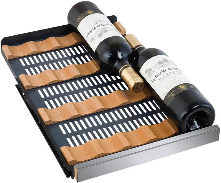 Allavino 15" Wide FlexCount II Tru-Vino 30 Bottle Dual Zone Stainless Steel Right Hinge Wine Refrigerator - VSWR30-2SR20