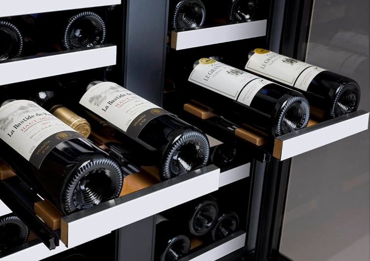 Allavino 24" Wide FlexCount II Tru-Vino 36 Bottle Dual Zone Stainless Steel Wine Refrigerator - VSWR36-2SF20