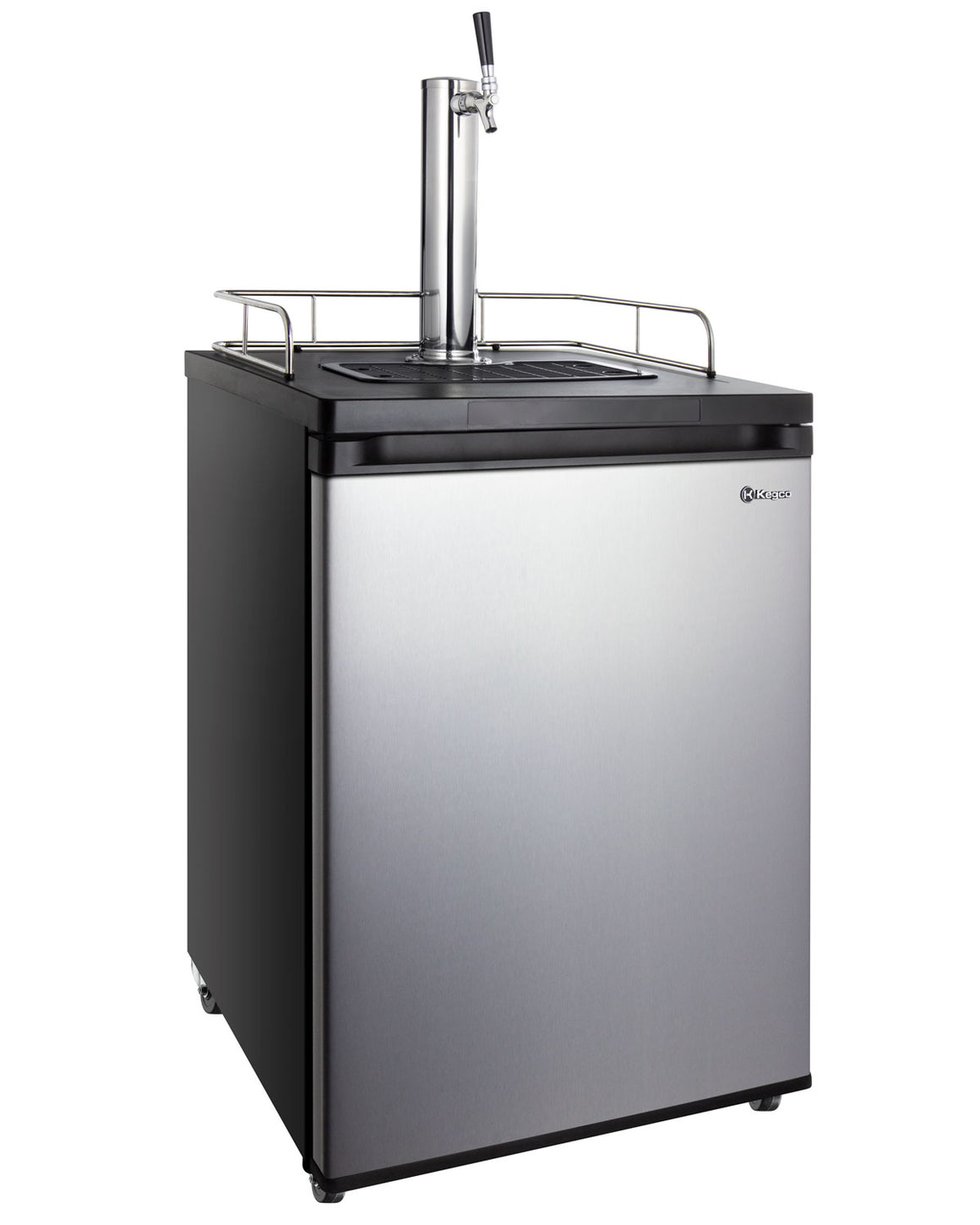 Kegco 24" Wide Kombucha Single Tap Stainless Steel Kegerator - KOM20S-1NK - Wine Cooler City