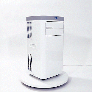 Whynter ARC-115WG 11,000 BTU (6,800 BTU SACC) Compact Portable Air Conditioner, Dehumidifier, and Fan with Remote Control, up to 400 sq ft in White/Grey
