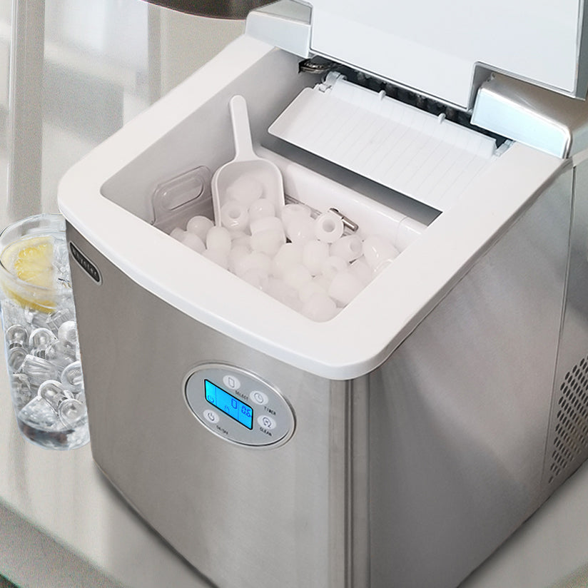 Whynter Portable Ice Maker 49 lb capacity – Stainless Steel - IMC-490SS