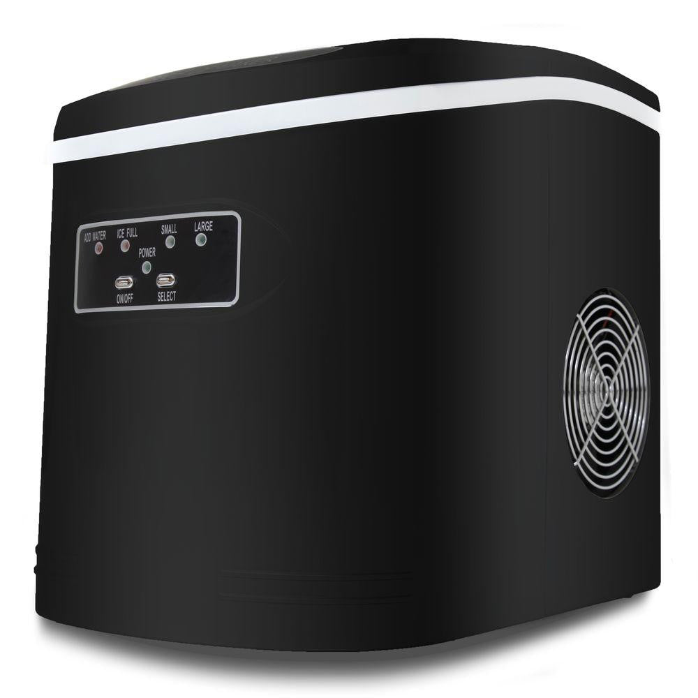 Whynter Compact Portable Ice Maker 27 lb capacity – Metallic Black IMC-270MB - Wine Cooler City