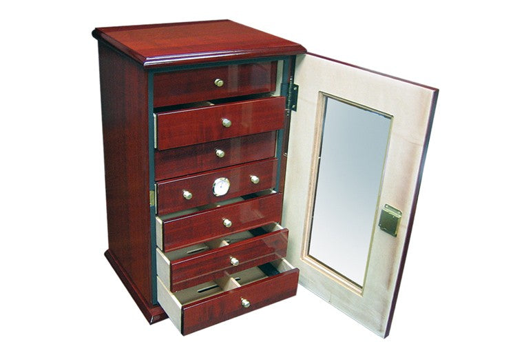 The Charleston Desktop Humidor with Drawers by Prestige Import Group