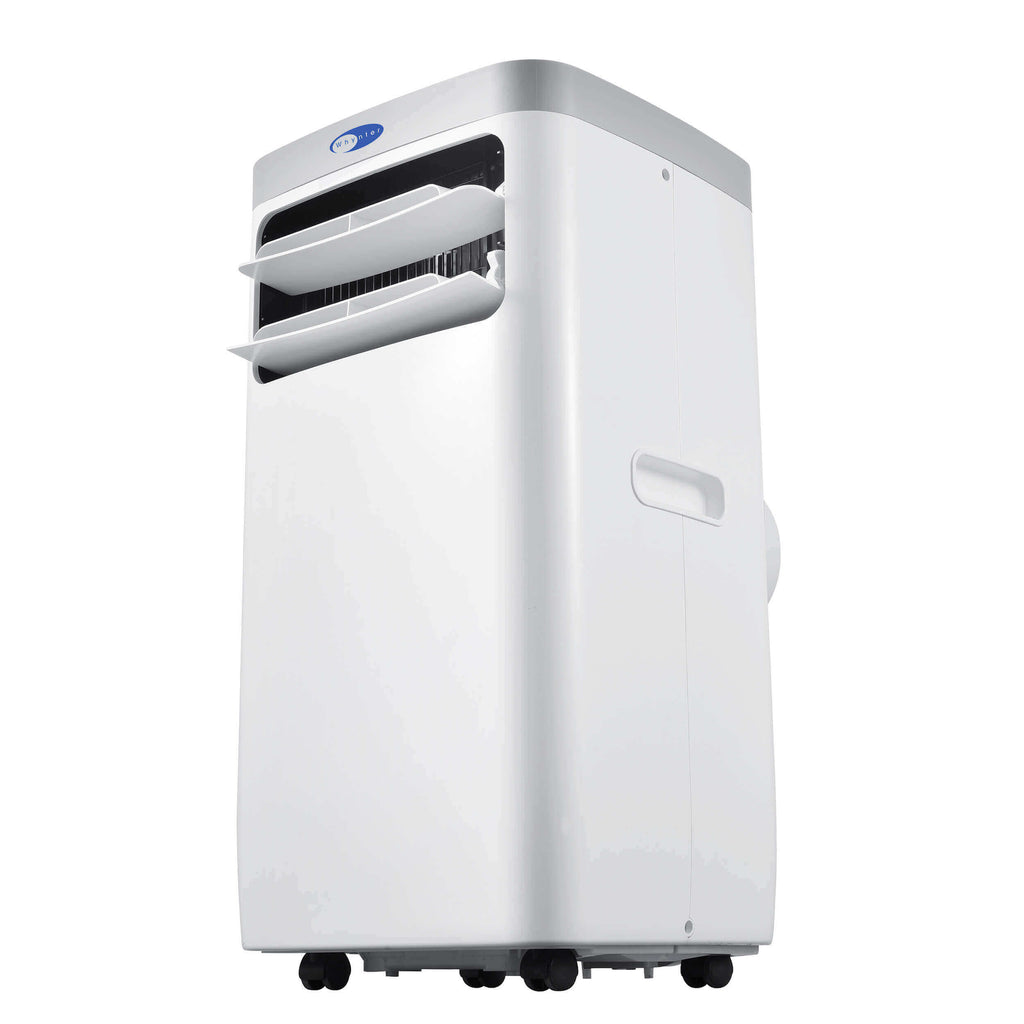 Whynter ARC-115WG 11,000 BTU (6,800 BTU SACC) Compact Portable Air Conditioner, Dehumidifier, and Fan with Remote Control, up to 400 sq ft in White/Grey