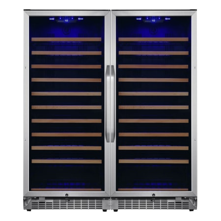 EdgeStar 48 Inch Wide 222 Bottle Capacity Built-In or Free Standing Wine Cooler - CWR1212SZDUAL