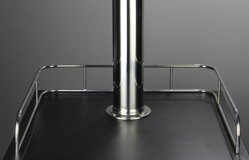KegcoSurface Mount Drip Tray - 3" Column Cut-Out - SS, No Drain Model:DP-920