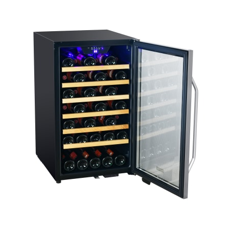 EdgeStar 20 Inch Wide 44 Bottle Capacity Free Standing Wine Cooler with Reversible Door and LED Lighting - CWF440SZ - Wine Cooler City