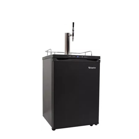 EdgeStar 24 Inch Wide Free Standing Single Tap Nitro Kegerator with Deep Chill and U-Coupler - KC3000STOUT