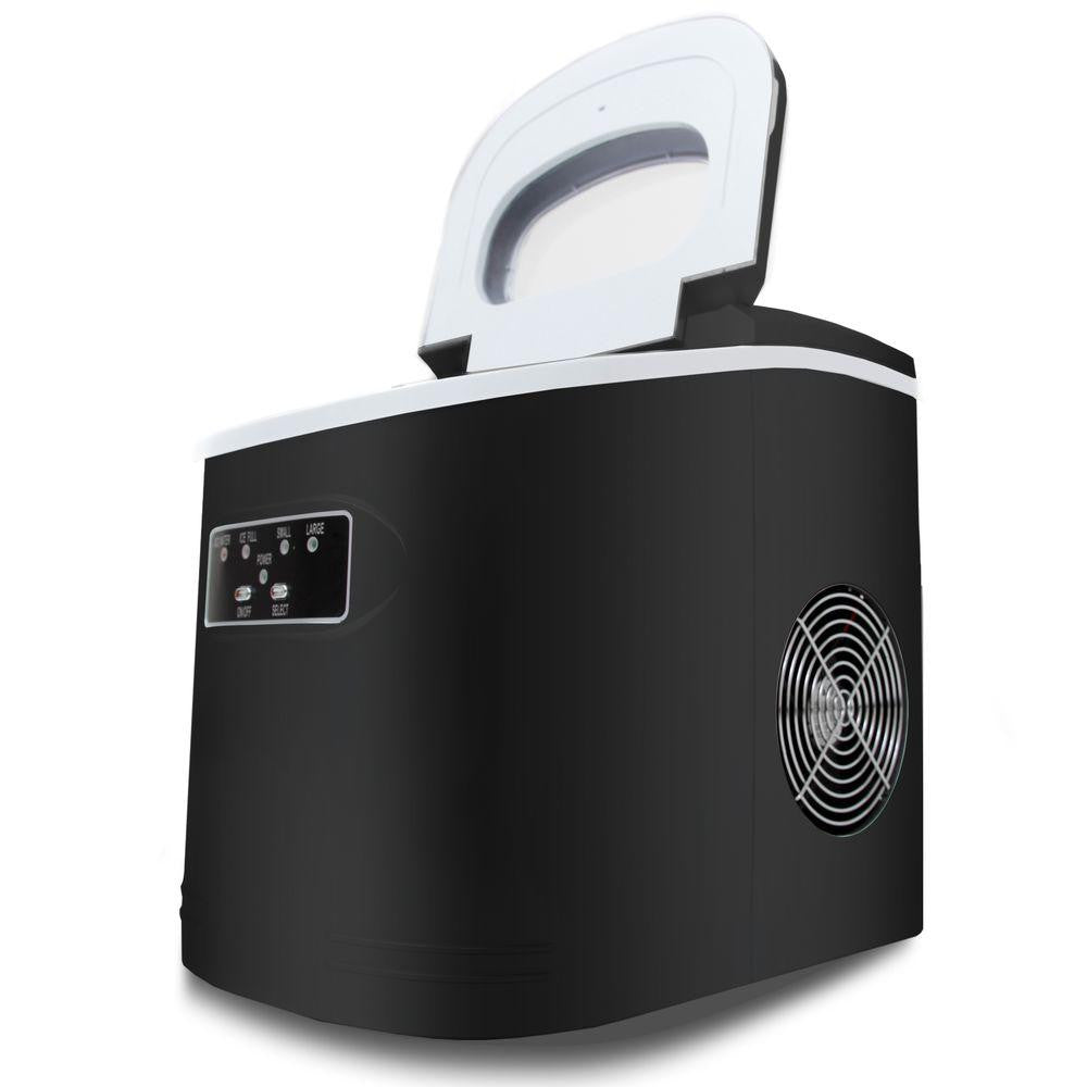 Whynter Compact Portable Ice Maker 27 lb capacity – Metallic Black IMC-270MB - Wine Cooler City