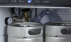 Kegco 24" Wide Dual Tap Stainless Steel Digital Kegerator - K309SS-2NK - Wine Cooler City