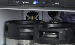 Kegco 24" Wide Cold Brew Coffee Single Tap Black Stainless Kegerator - ICK30X-1NK - Wine Cooler City