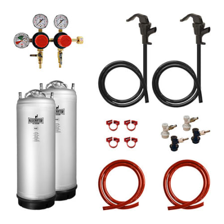 Kegerator.com Homebrew Conversion Kit - HBK2P-MS - Wine Cooler City