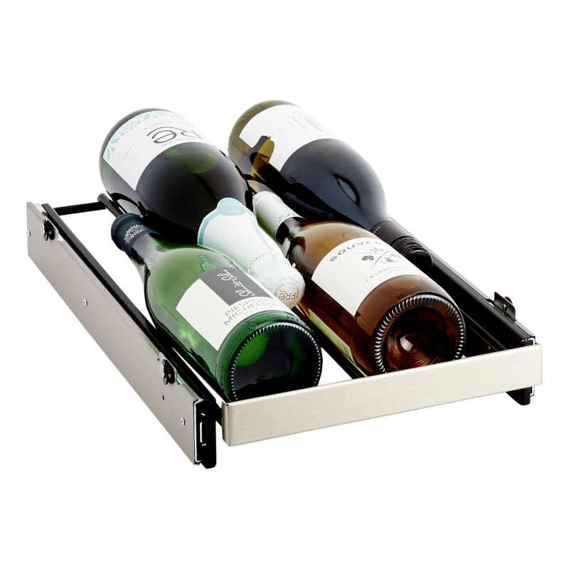 Landmark 15 Inch Wide 23 Bottle Capacity Single Zone Wine Cooler with Alternating (Blue, White, Amber) LED lighting, Door Alarm, Touch Control Panel and Lockable Left Hinged Door - L3015UI1WPR-LH
