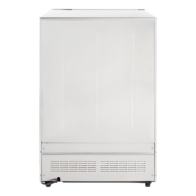 Landmark 24 Inch Wide 44 Bottle Capacity Single Zone Wine Cooler with Alternating (Blue, White, Amber) LED lighting, Door Alarm, Touch Control Panel and Lockable Left Hinged Door - L3024UI1WSG-LH