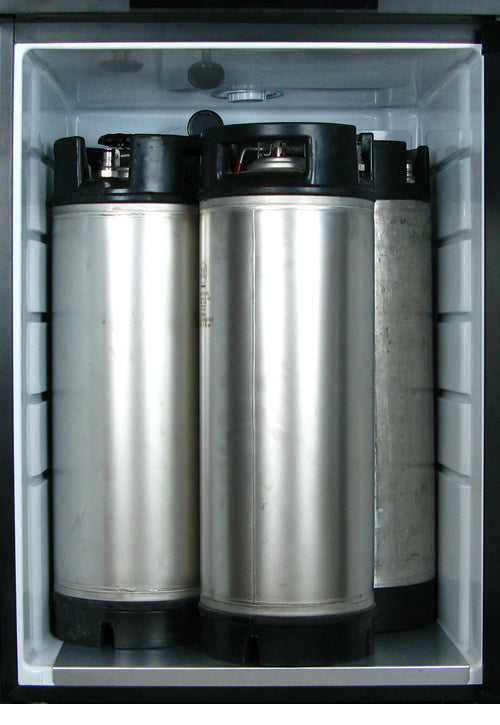 Kegco 24" Wide Triple Tap Stainless Steel Kegerator - K209SS-3NK - Wine Cooler City