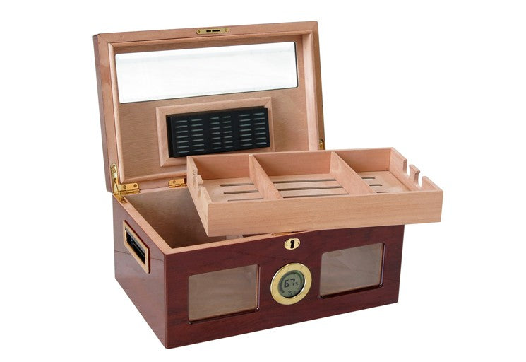 The Valencia Digital Lacquer Humidor by Prestige Import Group