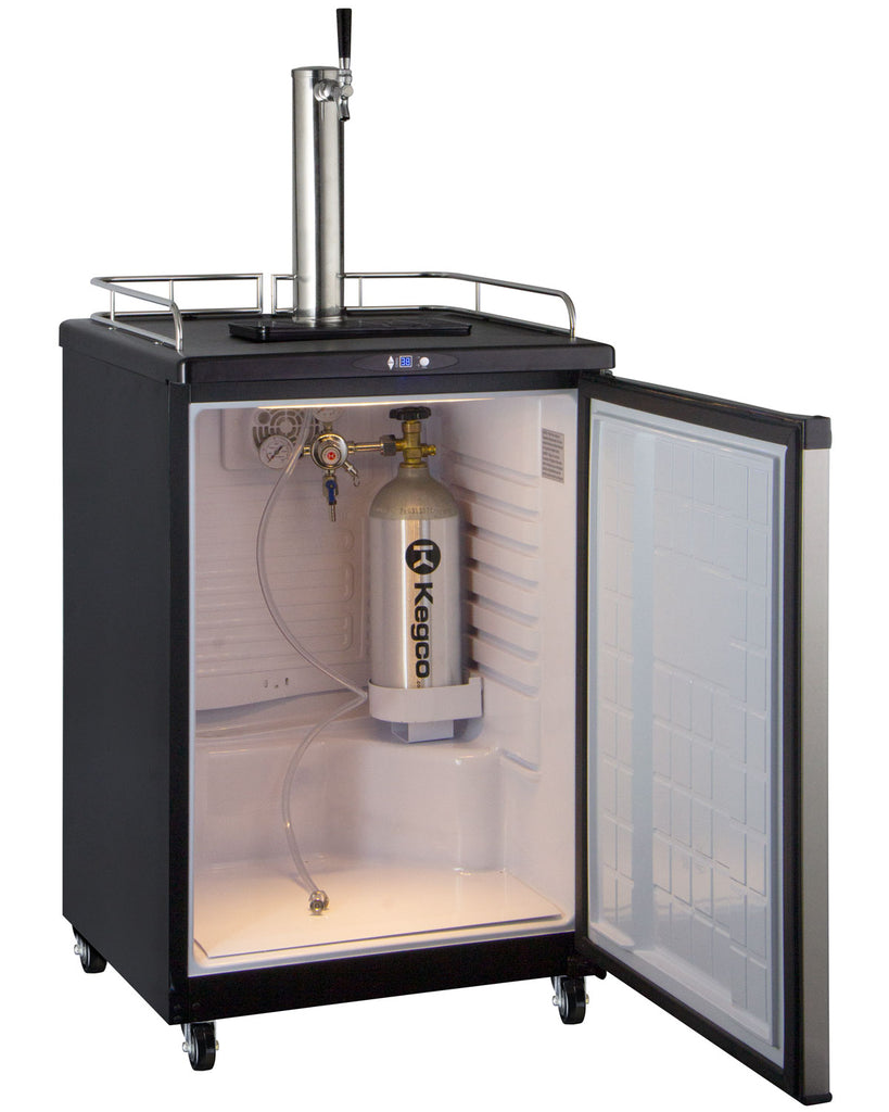 Kegco 24" Wide Kombucha Single Tap Stainless Steel Commercial Kegerator - KOM163S-1NK