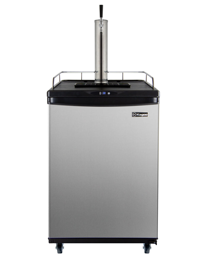Kegco 24" Wide Stainless Steel Commercial/Residential Kegerator - Cabinet Only - KC ZCK-163S